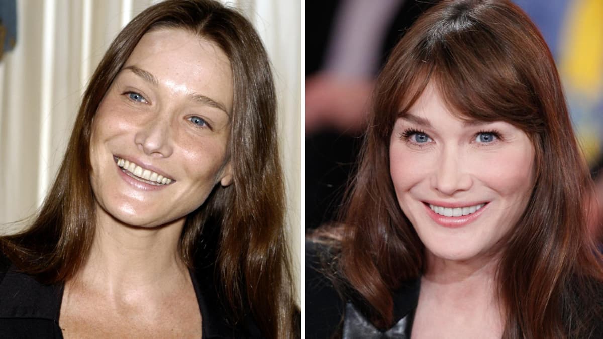 Carla Bruni Carla Bruni früher heute