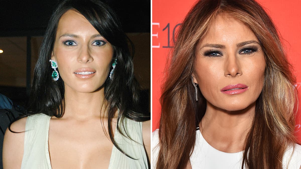 Melania Trump Melania Trump früher heute