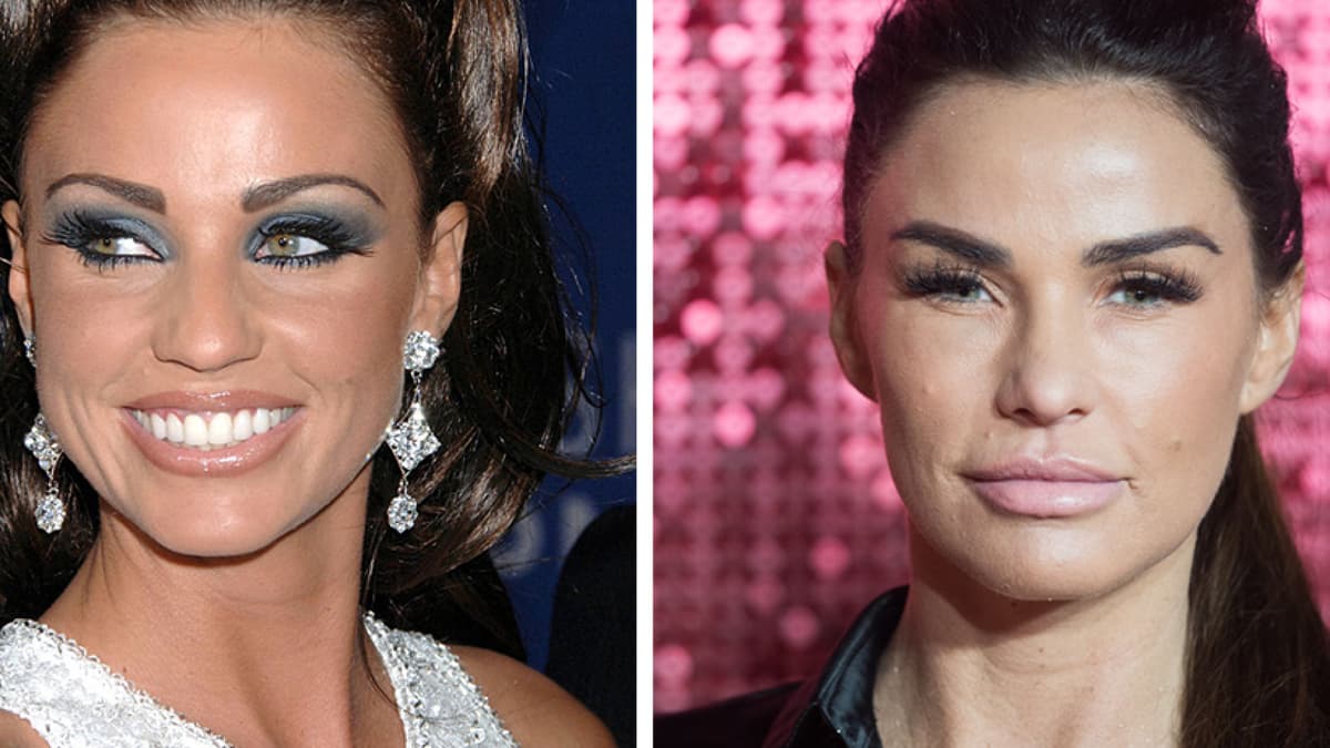 Katie Price Katie Price früher heute