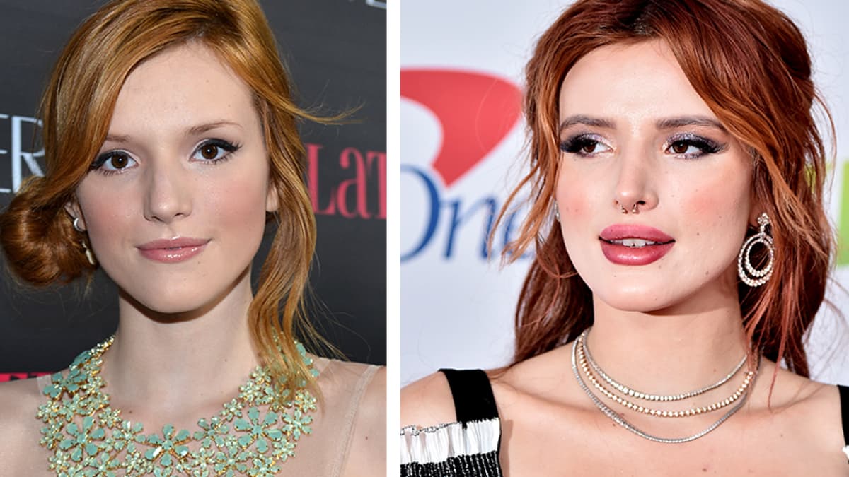 Bella Thorne Bella Thorne operiert und vorher