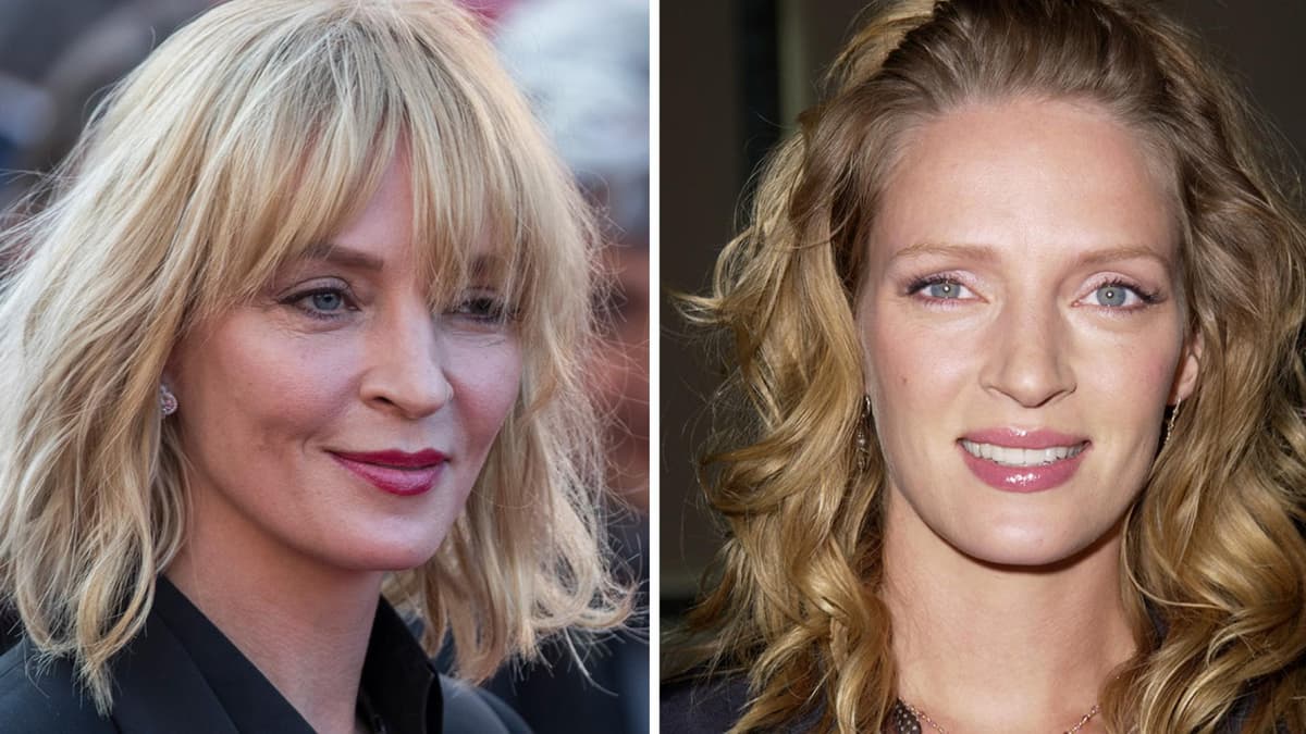 Uma Thurman Uma Thurman früher heute
