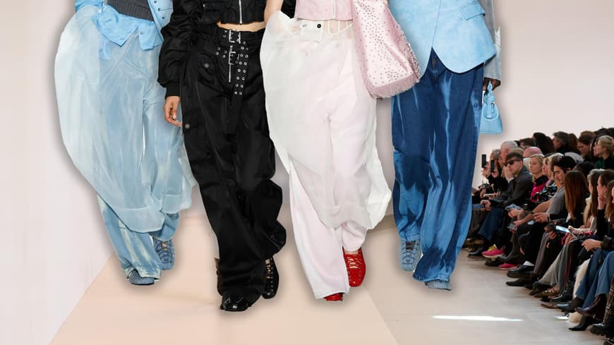 Lace up Ballerinas sind der eleganteste Schuh-Trend für den Frühling 2025 Ganni Show