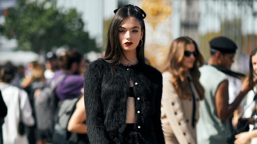 Schwarzer Cardigan Streetstyle Schwarzer Cardigan Streetstyle