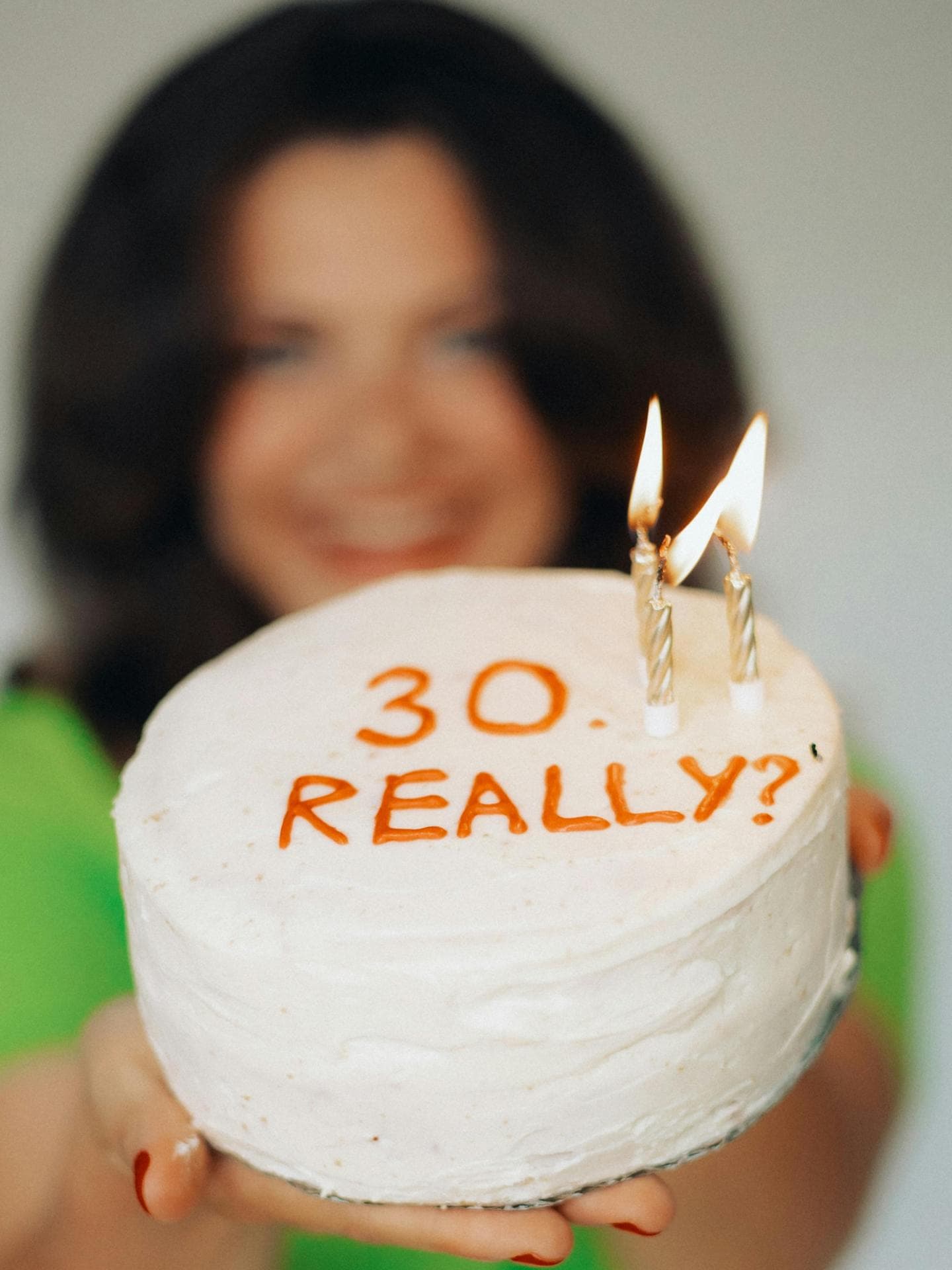 Wie die 30er wirklich sind Kuchen mit 30 drauf