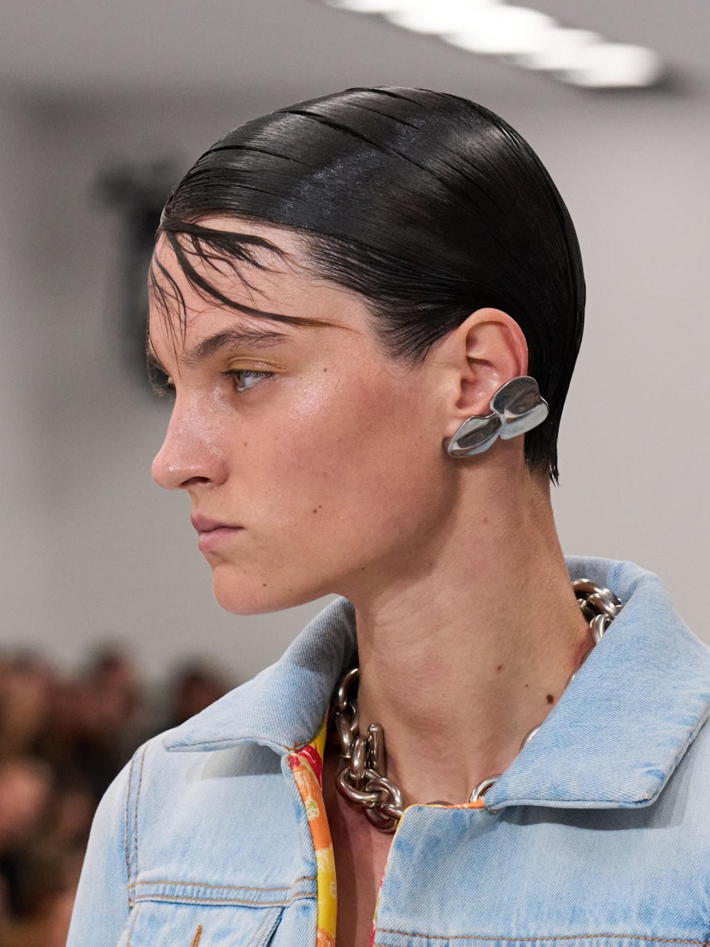 Paris Fashion Week Sleek Hair Sleek Hair Acne