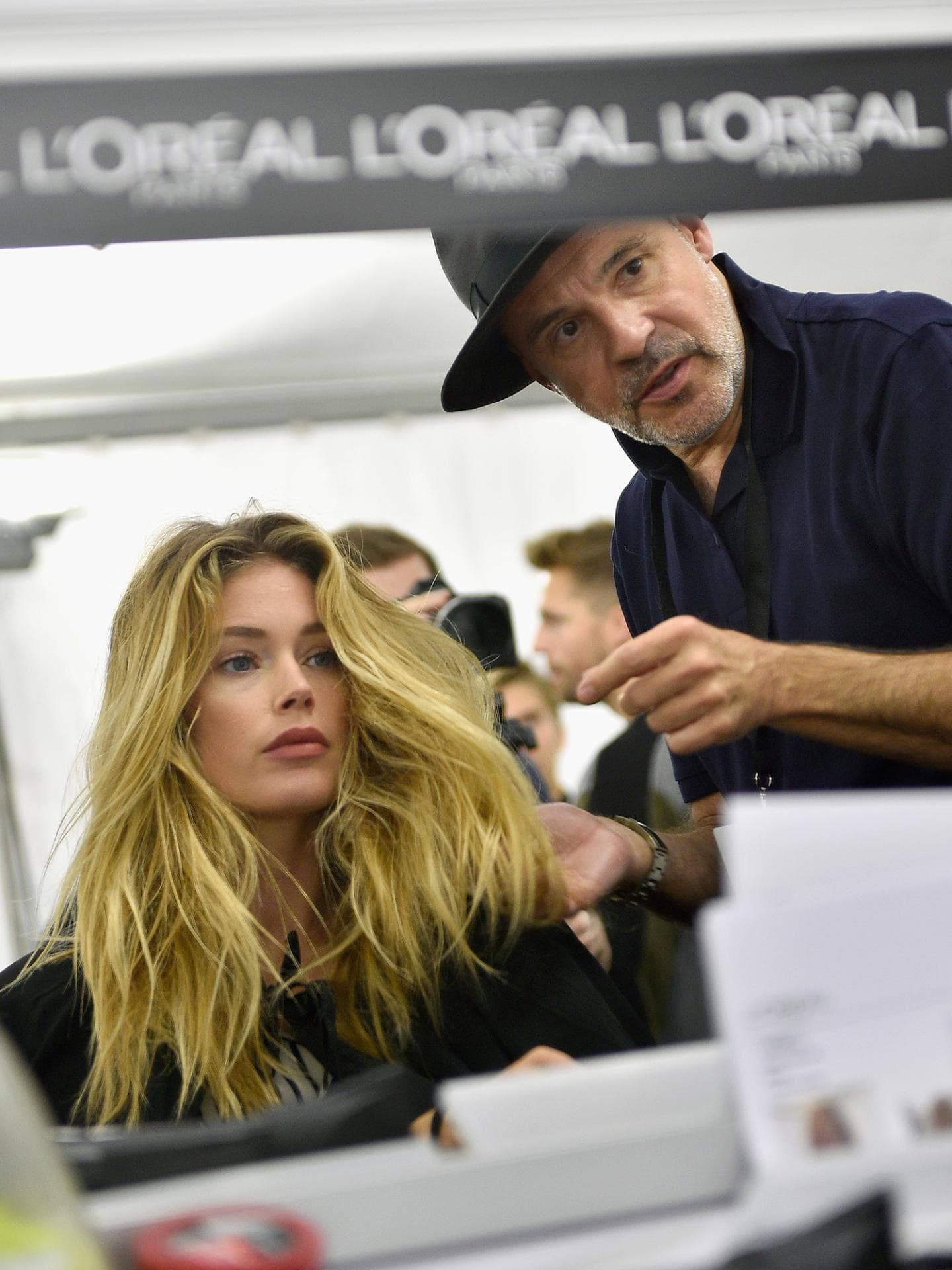 Färbeunfälle Doutzen Kros mit Friseur