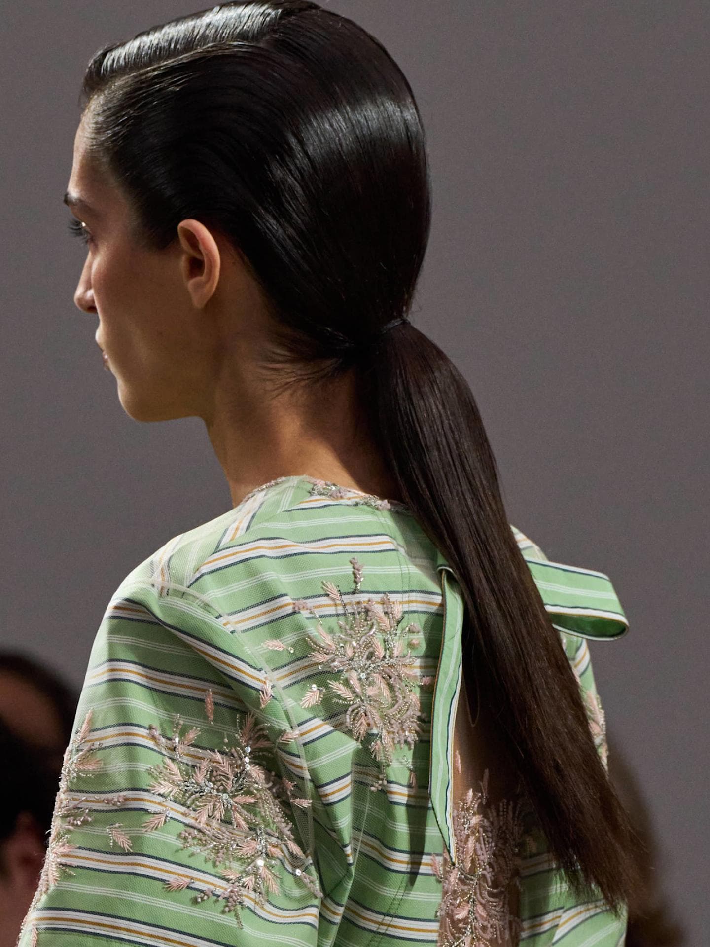 Paris Fashion Week Sleek Hair Sleek hair Rabanne