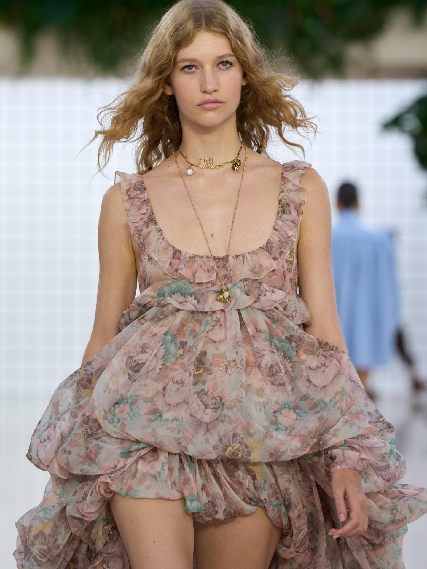 Babydoll-Kleider Chloé Runway