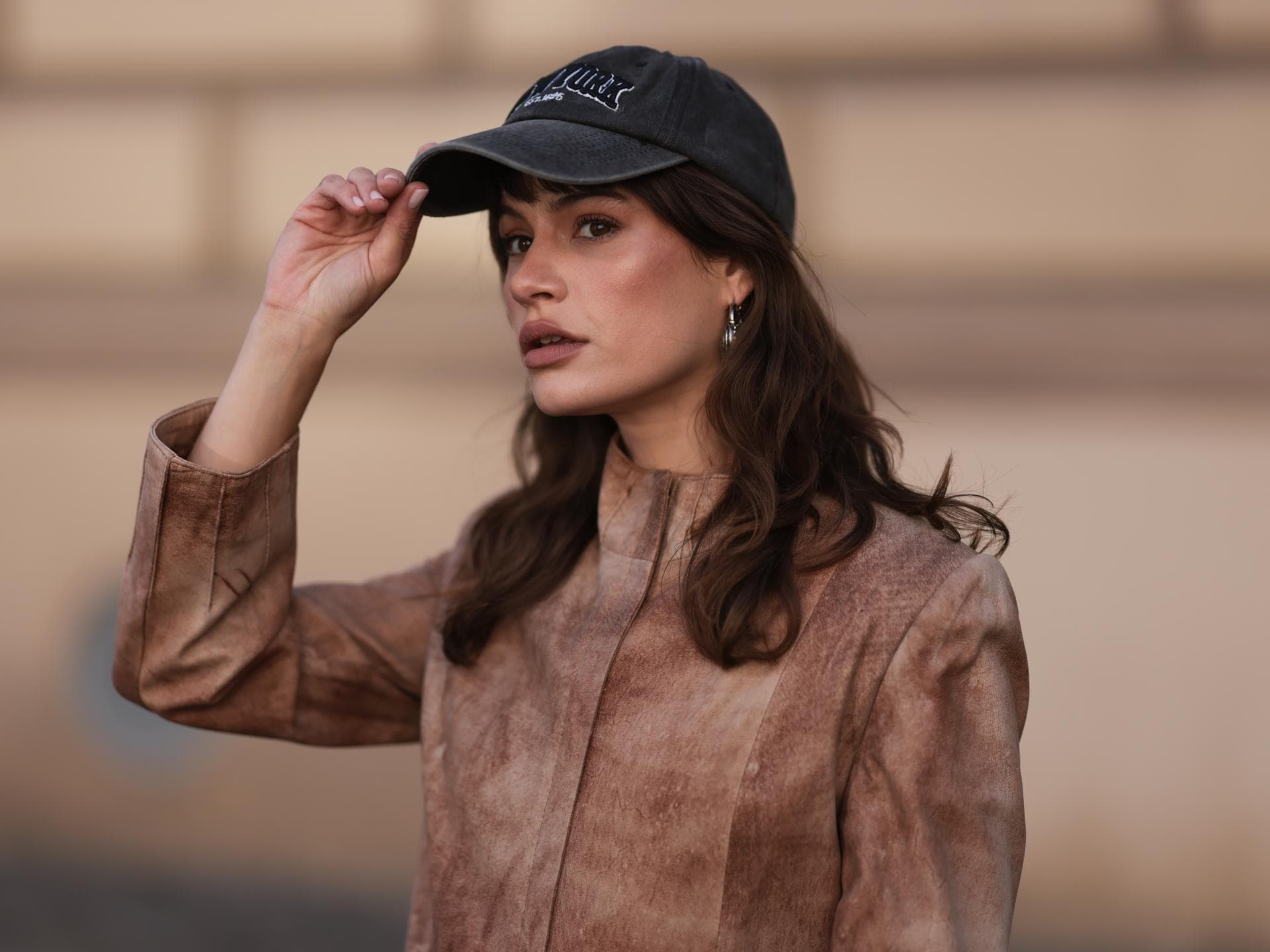 Baseball Caps Frau mit Baseball Cap
