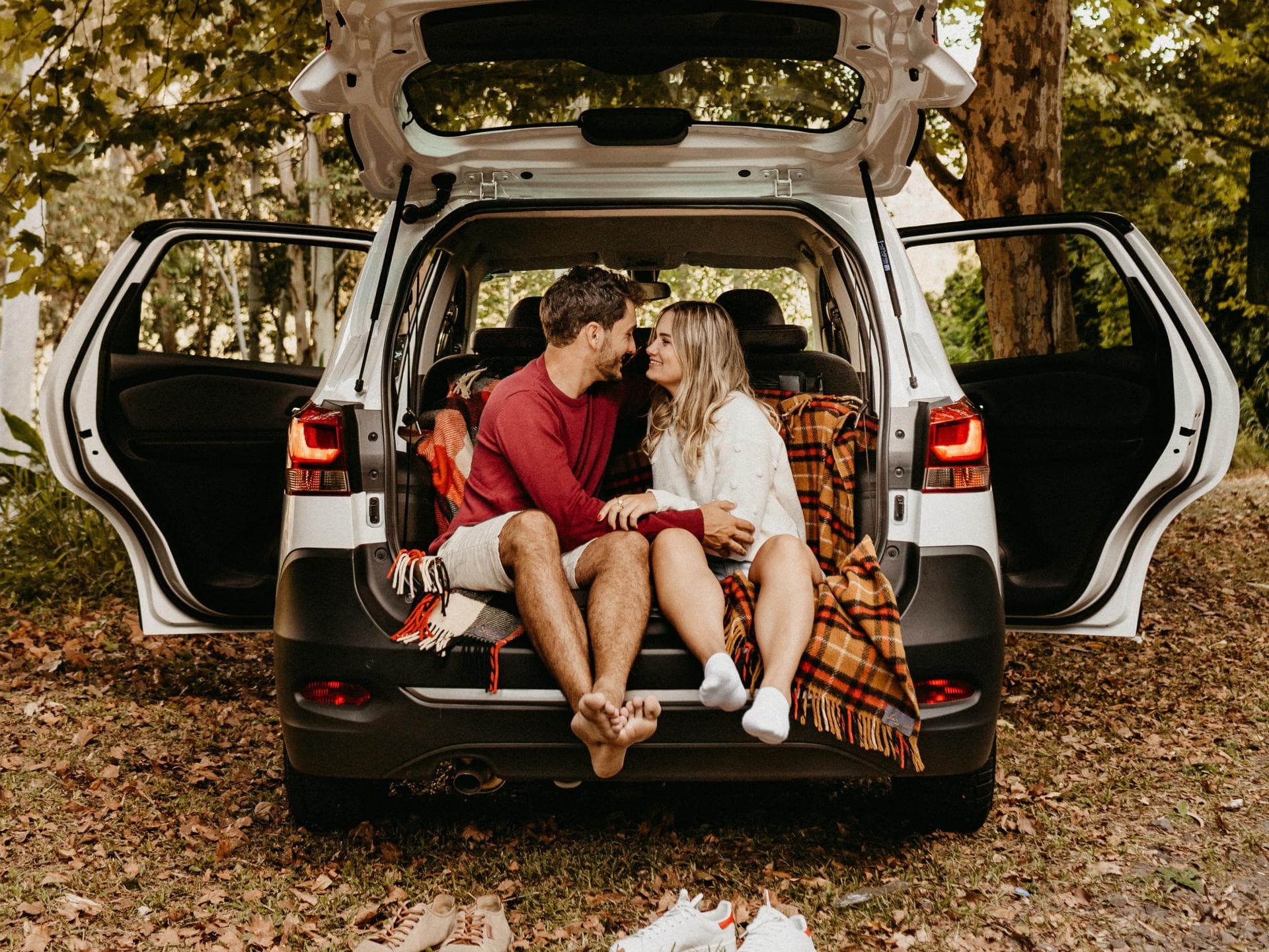 Paar im Van Paar im Van