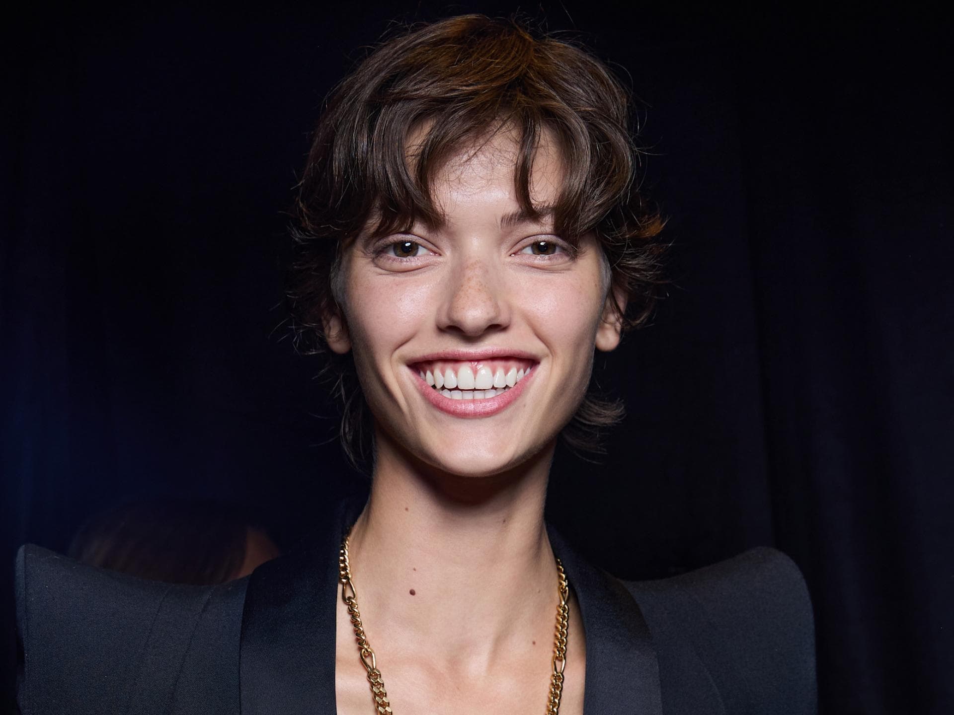 Trend-Frisur 2025 Shaggy Pixie Frisur